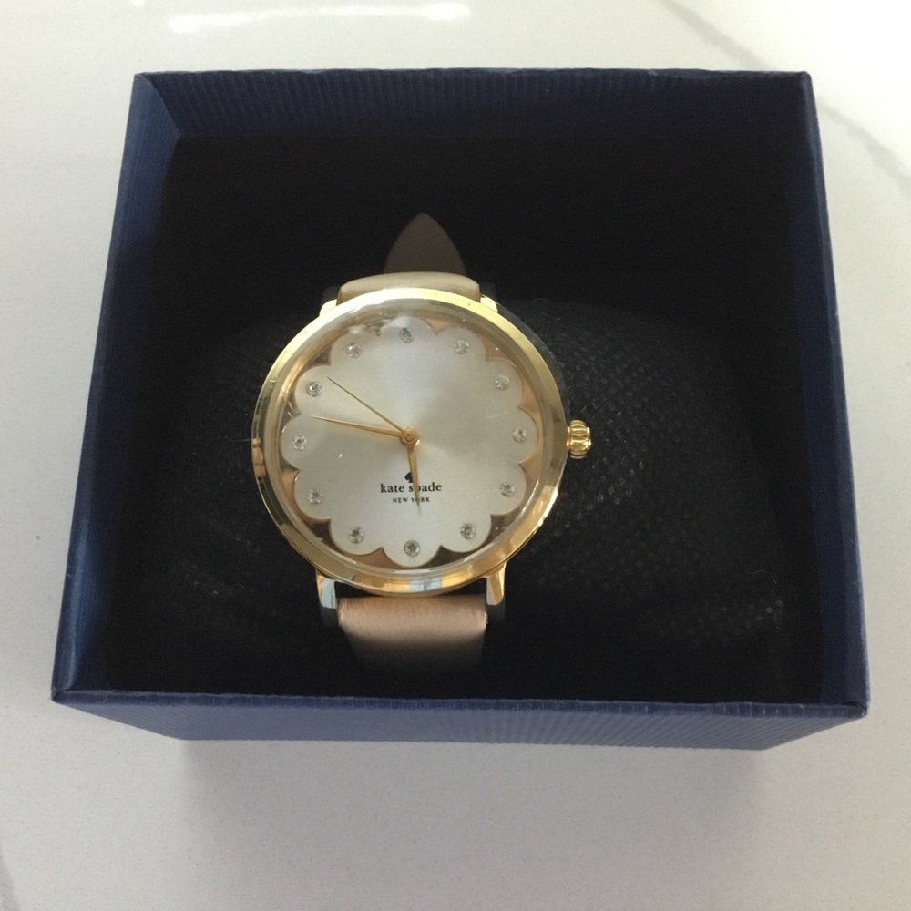 Kate Spade Gold and Cream Women's Watch — NIB!